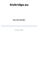 Mobile Screenshot of biobridge.eu